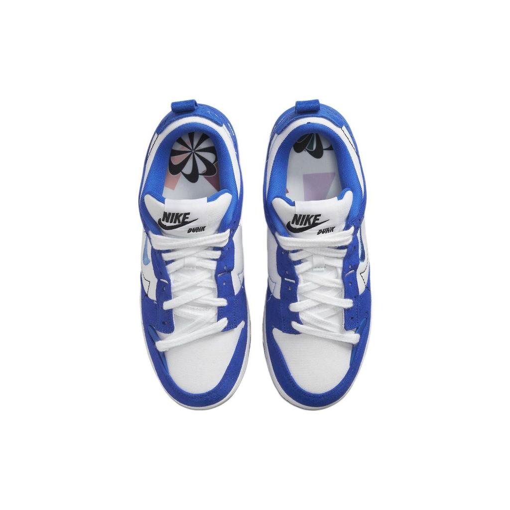 Nike  Dunk Low Disrupt 2 White Hyper Royal Women Sneakers Blue University-Blue DH4402-102