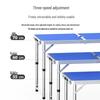Outdoor Folding Table with Stools and Umbrella Hole