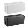 Storage Bin Desk Power Cable Box Plastic Power Cord Case Power Wire Case  Plug-in Board