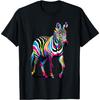 Colorful Pop Art Zebra Zebras T-Shirt