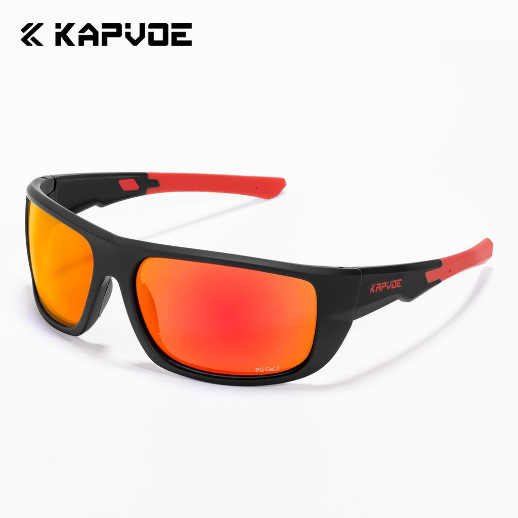 Kapvoe Polarized Hiking Eyewear Sunglasses Fashion Glasses Men UV400 Sun Glasses for Women Cycling Fishing Driving Outdoor
