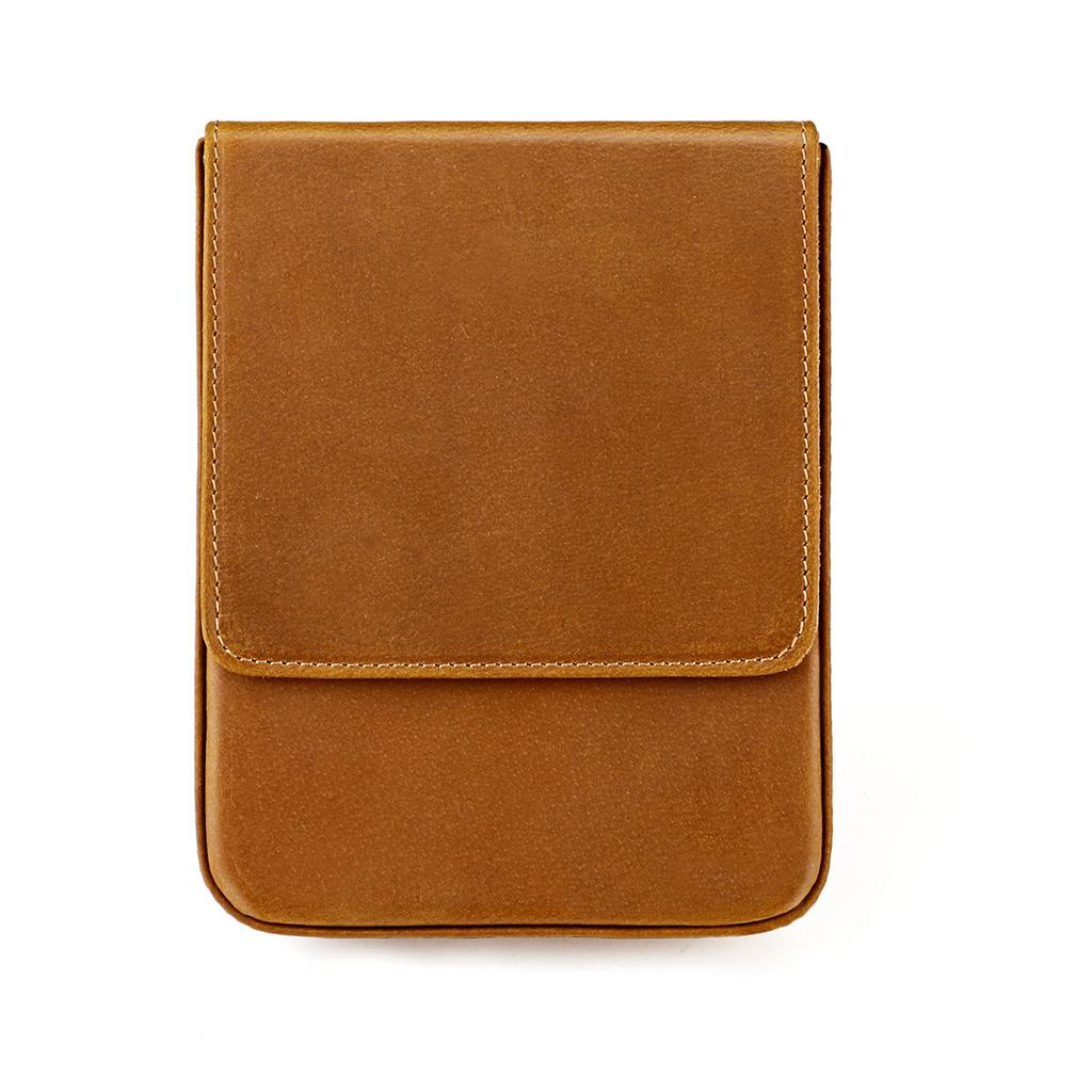 Astuccio Portapenne di Lusso in Vera Pelle a 6 Scomparti con Vassoio Rimovibile Astuccio per Matite Busta per Cancelleria Ufficio Scuola Regalo Creativo