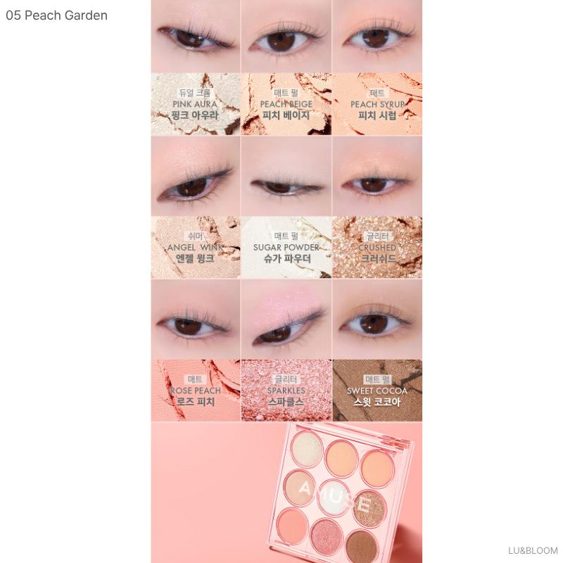 AMUSE Eye Color Palette 0.19oz/0.6gx9 (+Free gift)