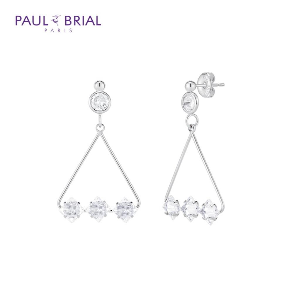 

PAULBRIAL PYBE0090 (WG) Cubic Triangle Earrings