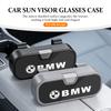 Support de lunettes pour pare-soleil de voiture, étui anti-rayures, boîte de rangement pour BMW M Sport M2 M3 M4 M5 M6 E46 E90 E60 F10 F20 E87 X3 X6