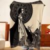 Artist H-Harry C-Clarke Throw Flannel Throw Blanket, Lightweight Cozy, Durable Washable cute Cool