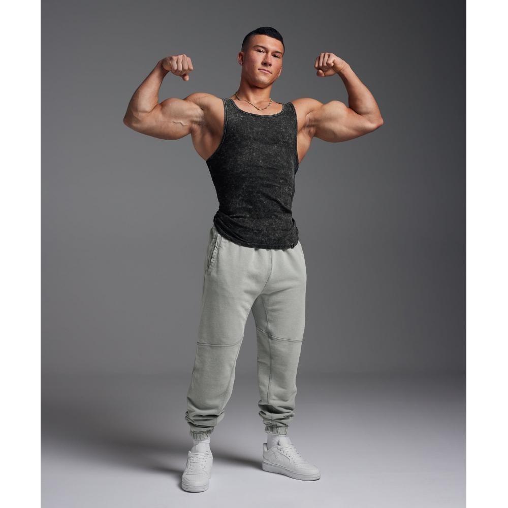 Gymshark Pantalón de chándal Heritage Gris Ahumado A4a7v Gb8m