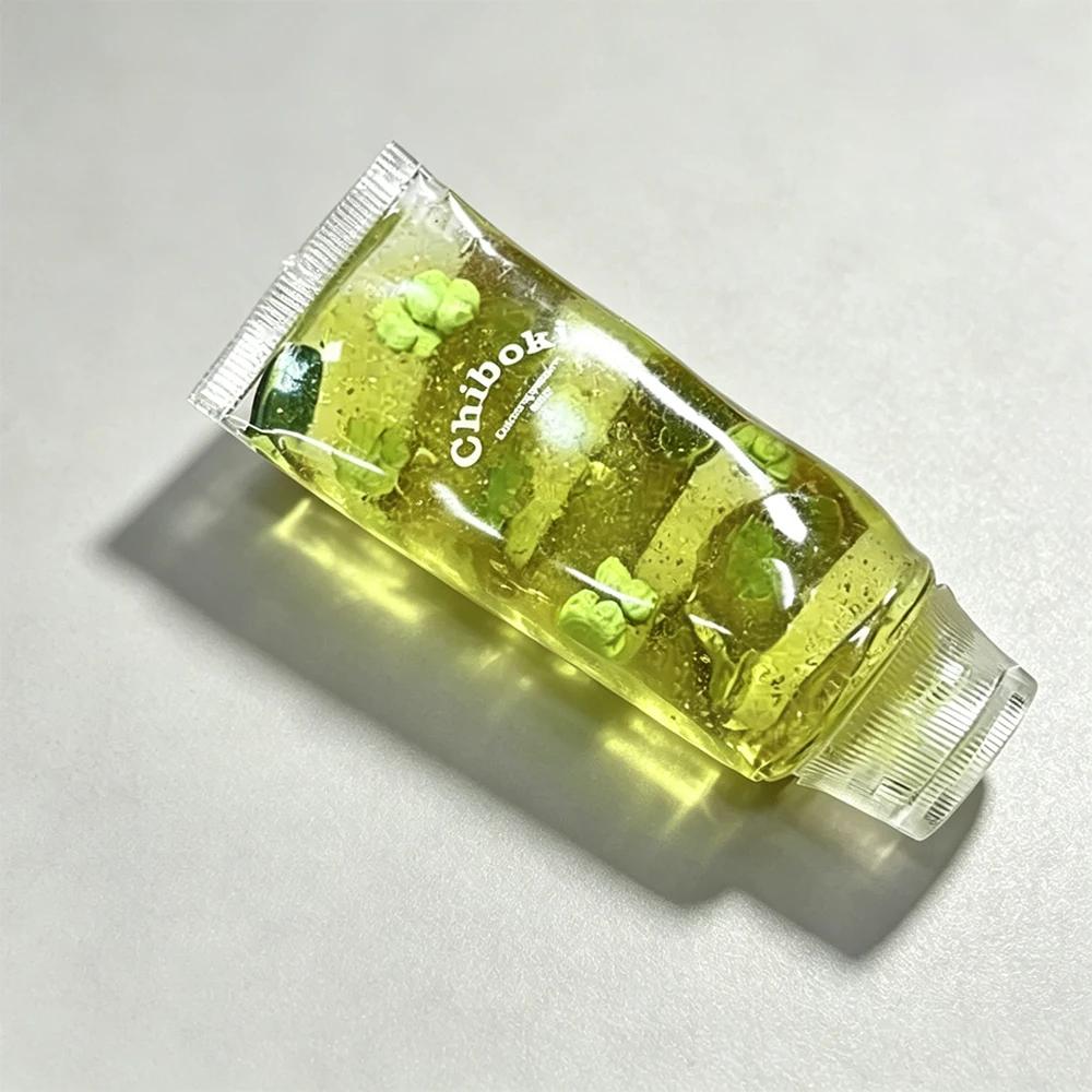 Fruit Gevulde Maltose Tandpasta Stressverlichtend Speelgoed Zacht Langzaam Rijzend Vervormbaar Knijp Squishy Fidget Sensorisch Speelgoed Mini Speelgoed yellow