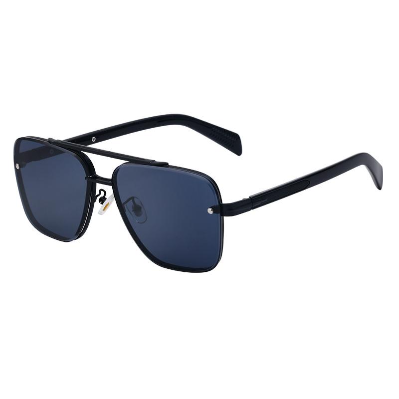 JYL TS Men s New Square - Chic Rimless Cut-Edge Trendy Sunglasses WF-5G49 c-2172 циан
