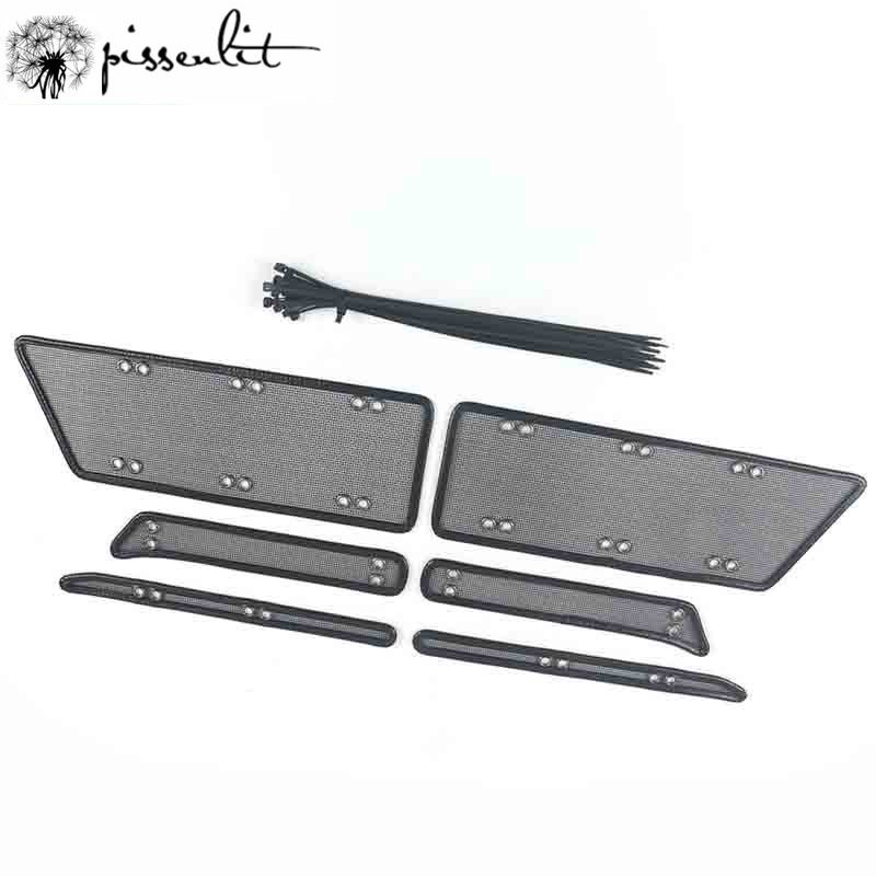 Car Middle Insect Screening Mesh Front Grille Insert Net Anti-mosquito Dust for Honda Civic Hatchback 2024 2020 2019 2016-2018