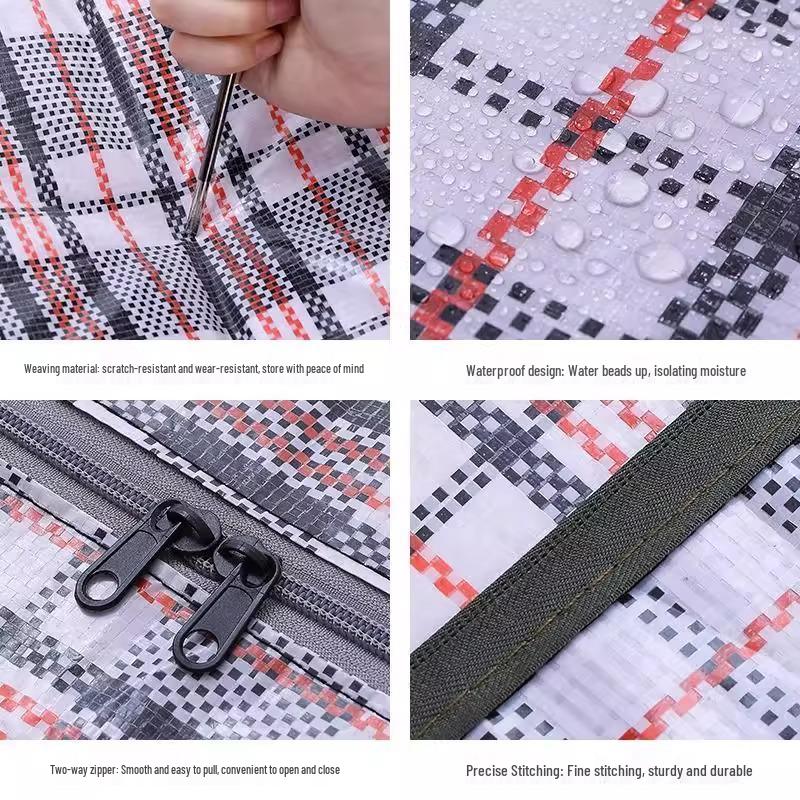 Waterproof Woven Carry-On Storage Bag for Clothes and Quilts