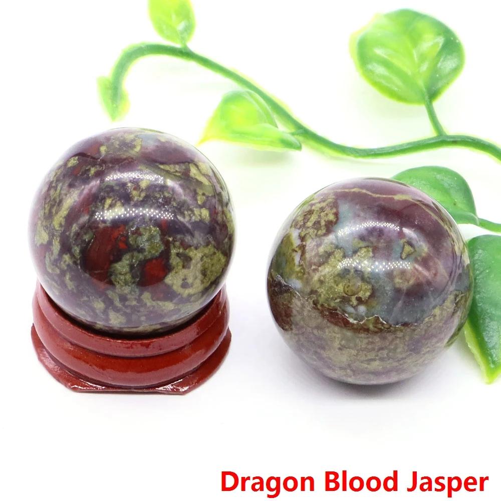 30Mm Crystal Ball Natural Reiki Healing Quartz Stone Globe Energy Gemstone Fengshui Sphere Wicca Chakra Massage Home Decor Gifts