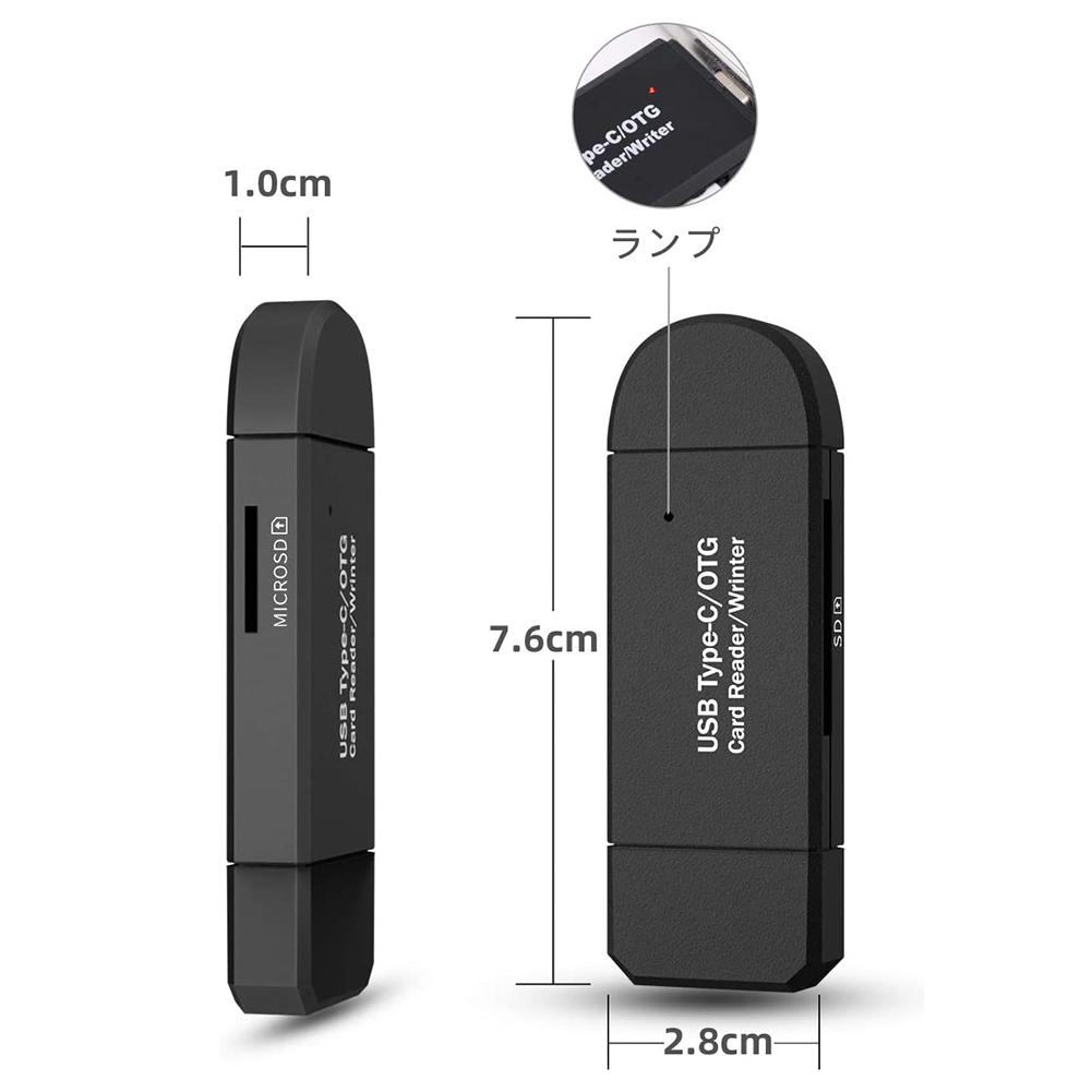 3 in 1 USB 3.0 OTG Micro TF SD Card Reader High-speed Flash Drive Card Adapter