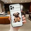 Cute Pug Dog New High-End Shell Phone Case for OPPO A3 Pro A72 A74 A76 A77 A77S A78 A79 A94 A95 A18 A40M A58