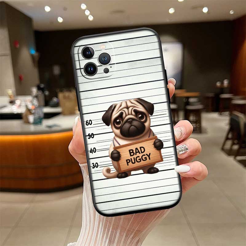 Cute Pug Dog New High-End Shell Phone Case for OPPO A3 Pro A72 A74 A76 A77 A77S A78 A79 A94 A95 A18 A40M A58