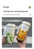 Lily of the Valley Double-Wall Thermos Cup with Straw - Student & Car Friendly