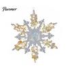Decorative Tree Hanging Charms Faux Crystal Christmas Ornaments for Tree, Clear Snowflake/Starfish/Heart/Bird/Horse Decoration Decorations with