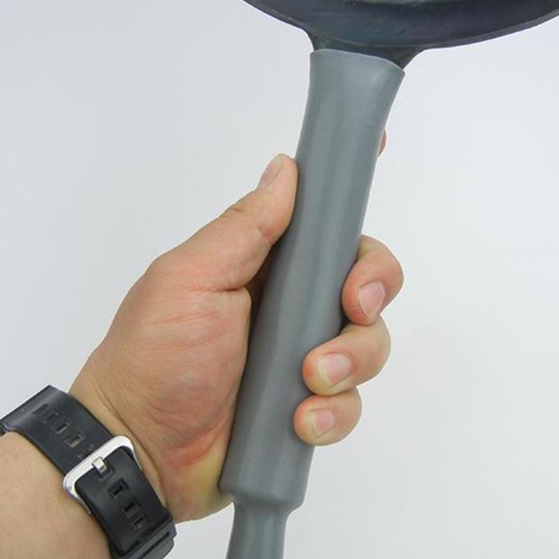 Antiscalding Pots Handle Heat Insulation Rubber Handle Cover Hot Handle Holder Sleeve Protectors Easy Installation