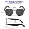 SACOSDING New Fashion Smart Glasses Anti-UV AI Voice Intelligent Translation Music Headphones Bluetooth Call Outdoor Sport Sunglasses
