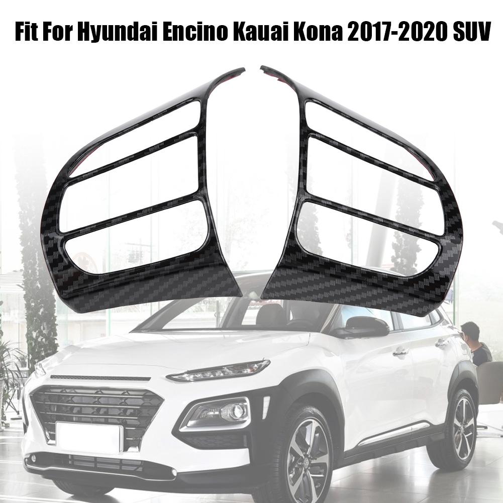Car Interior Steering Wheel Cover Frame Trim for   Encino Kauai   2017-2020 SUV Silver