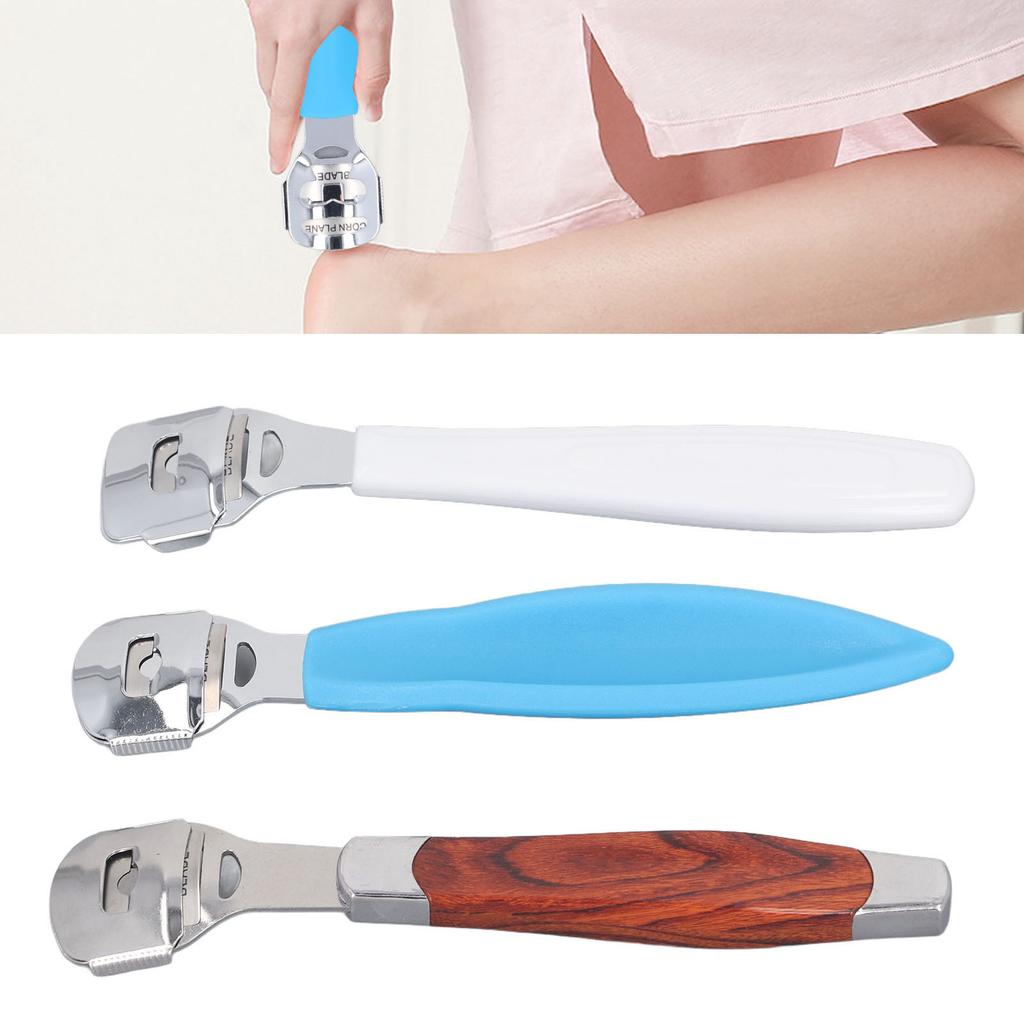 3 st Fotvård Pedikyr Förhårdnadsrakhyvel Hård Hudborttagare Professionell Pedikyrsats Fot för Förhårdnad