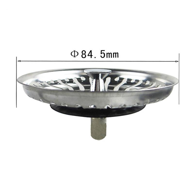 ABGR-Kitchen Sink Accessories Vegetable Washbasin Strainer 84Mm Drainer Sealer Umbrella Waste Sink Filter