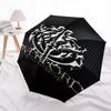 1pc OVERLORD Automatic Open Close Umbrella Windproof Canopy, Automatic Open Close Button10206