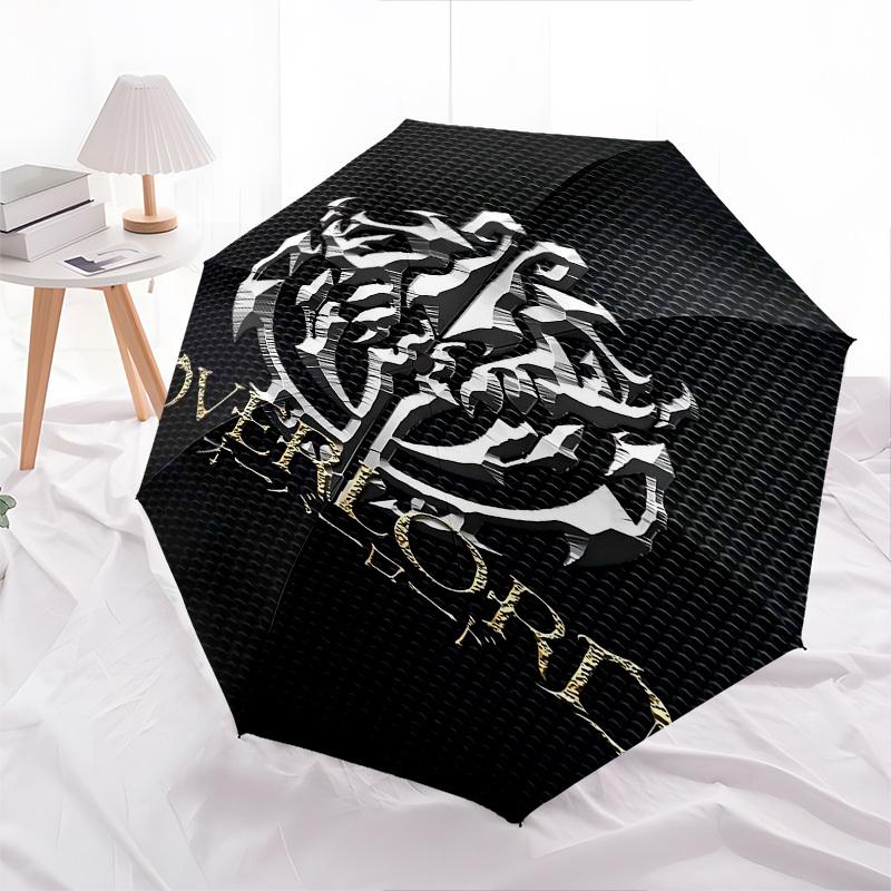 1pc OVERLORD Automatic Open Close Umbrella Windproof Canopy, Automatic Open Close Button10206