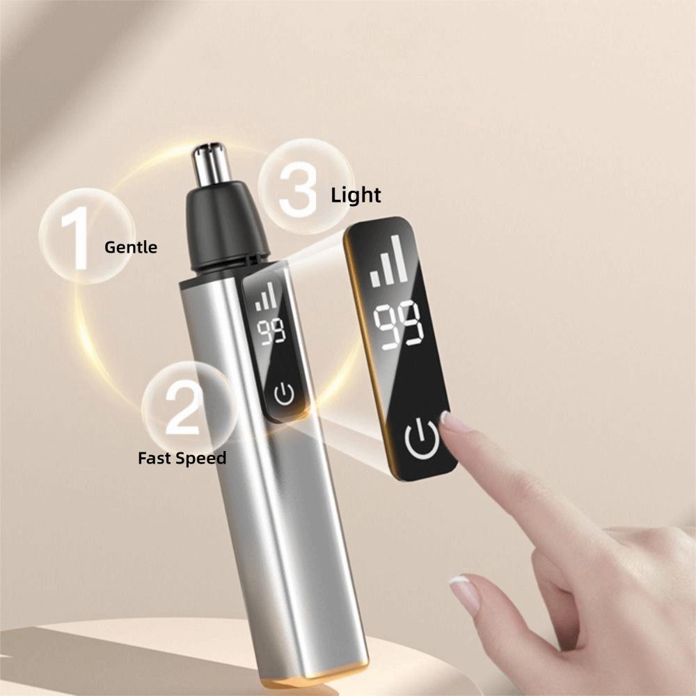 Fast Charging Nose Hair Scissor High Speed Motor Eyebrows Razor Bathroom