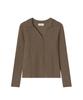 Meibeoyu Prim Wool Cardigan Knitwear _ Beige