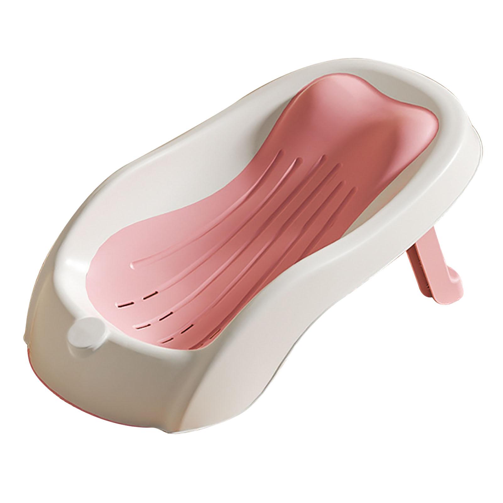 

Поддержка для купания ребенка Нескользящая Регулируемый угол ПП ТПЭ Сиденье для ванны для новорожденных для дома и путешествий Синий розовый