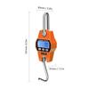 300kg Electronic Crane Scale LCD Digital Weighing Tool Industrial Heavy Duty Weight Stainless Steel Hook Scale Hanging Scale