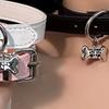 Trendige Punk Bunte Hundeknochen Halskette für Frauen Exquisite PU-Leder Anhänger Choker Süßer Cooler Partyschmuck Y2K Geschenke