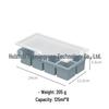 Food-Grade Silicone Ice Cube Tray with Lid: Freezer Mold & Storage Container