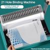 Comb Binding Machine A4/A3 Size Office 21 Hole Heavy Duty Binder Machine Rubber Ring Binding Machine