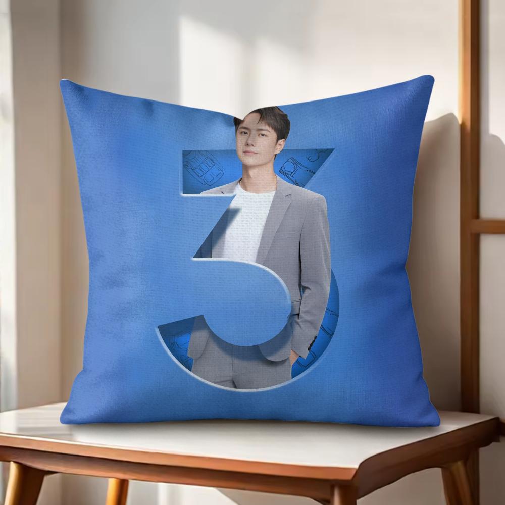

Cool WWang Yibo Cushion Cover Natural Linen Organic Fabric DoubleSided Printing Couch Pillow Covers Home Decor 30x30cm