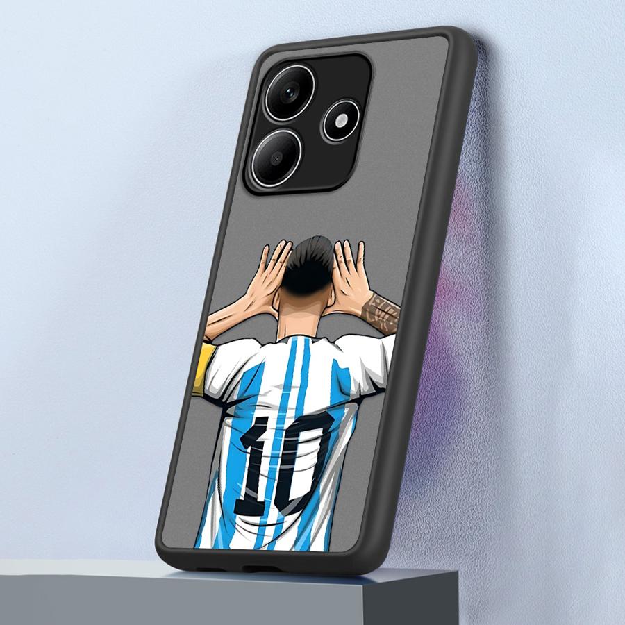 FootBall Number 7 Case for Xiaomi Redmi Note 14 13C A4 14C 10 12 13 Pro Plus 9S 11 Funda Back Phone Cover