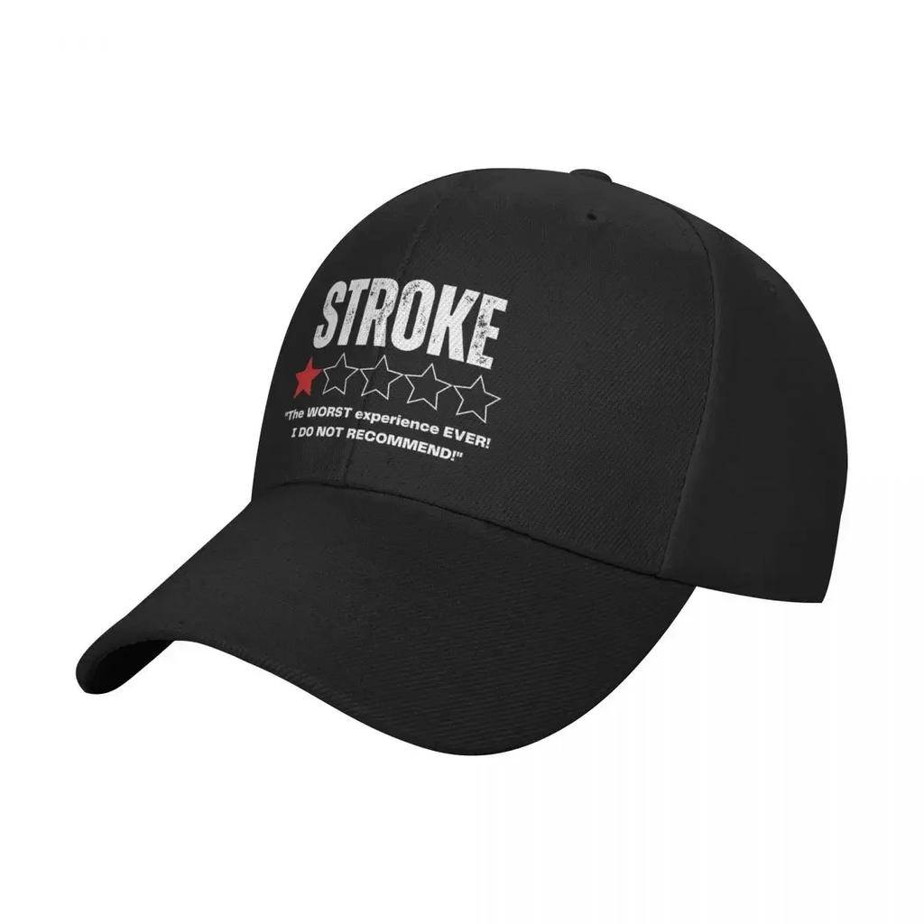 A Funny Review Of Having A Stroke - Stroke  Funny Baseball Cap Military Tactical Cap Bobble Hat Woman Hats Men's