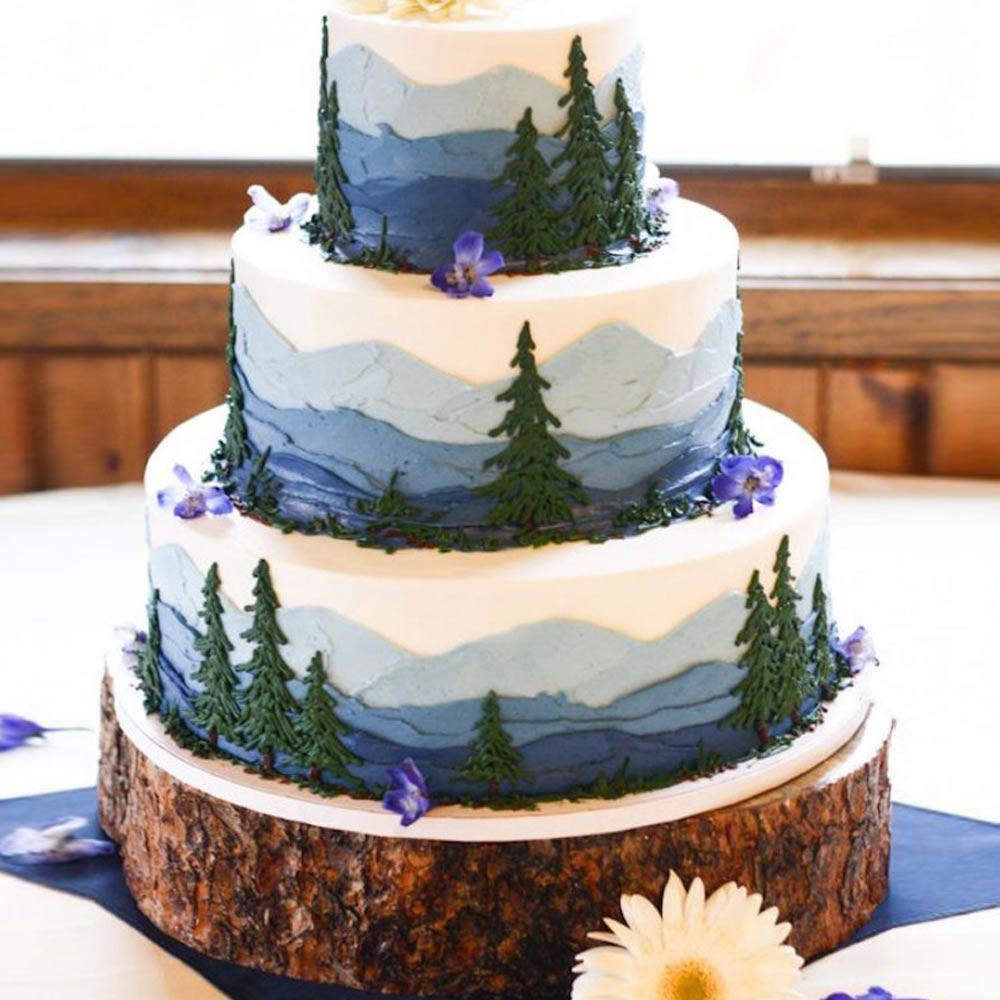 1Pcs 3 Grids Tree Silicone Fondant Mold Cake Decorating Tool Chocolate Molds Sugarcraft Cookie Mould