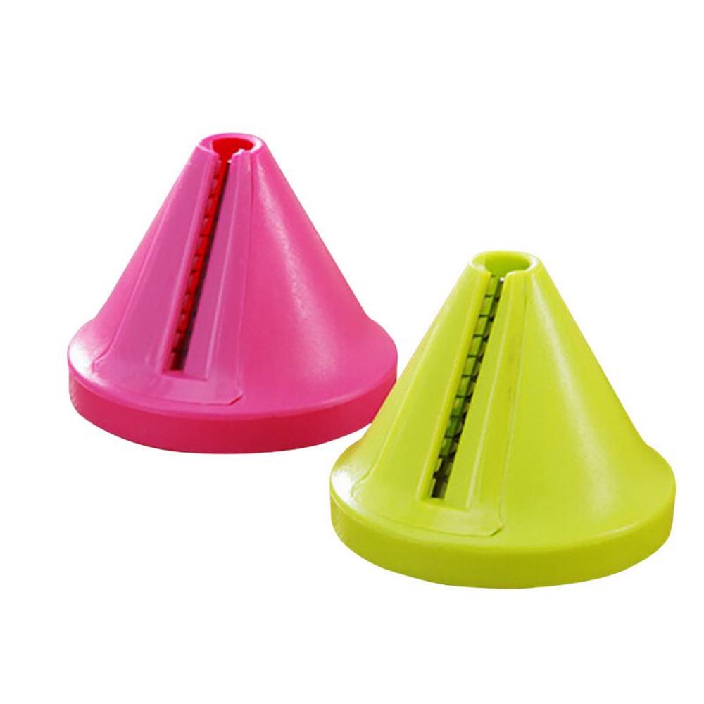 Kitchen Gadget Funnel Vegetable Carrot Radish Cutter Shred Slicer Spiral Device Navy Blare ARI