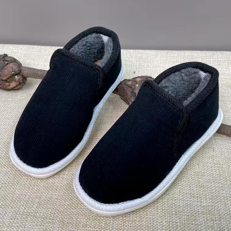 

Hehang 2025 Fleece-Lined, Non-Slip Children s Cotton Shoes - Thickened, Wear-Resistant Casual Design 30 (Sole Mark 20) чорний