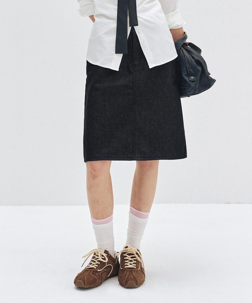 Deketeuumeon Signature Midi Skirt Dcsk002Cpblack