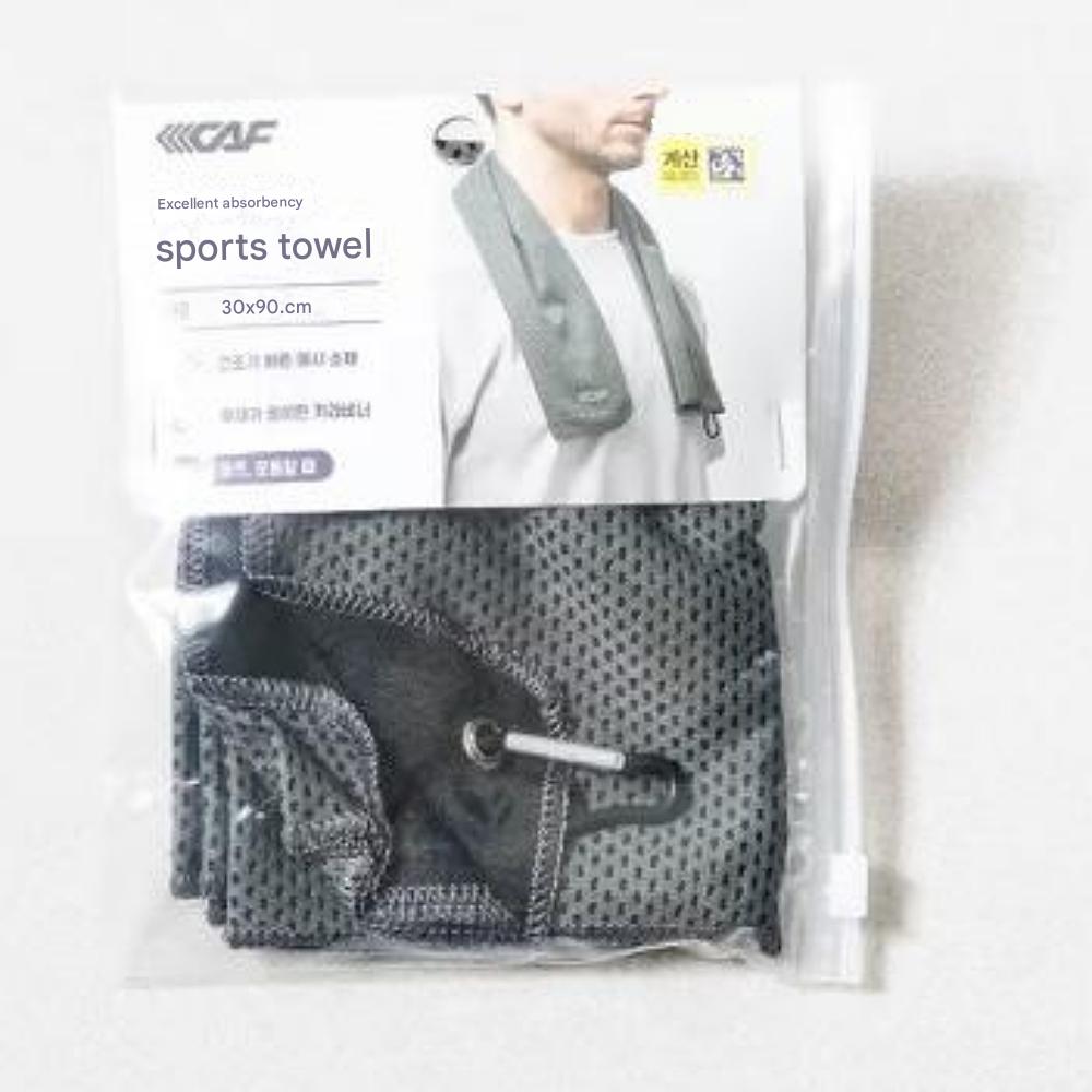 

Спортивное полотенце CAF сине-серое (30 x 90 см) серый