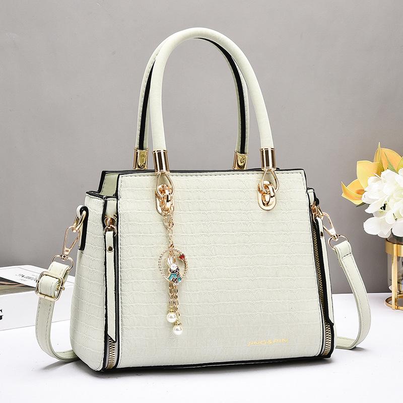 New Plaid Fashion Patchwork Handbag with Large Capacity Single Shoulder Bag with High Appearance Level Female Bag
