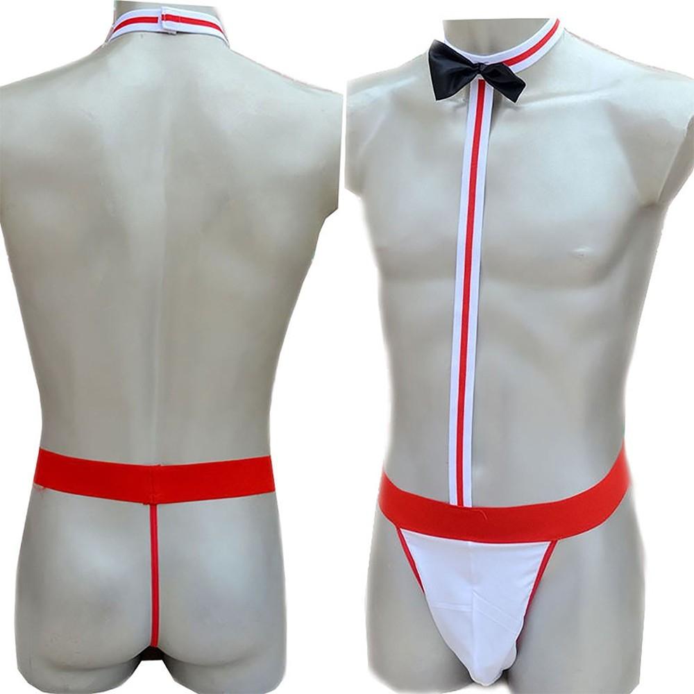 G-String Underwear Lingerie Men Thong Waiter Costume