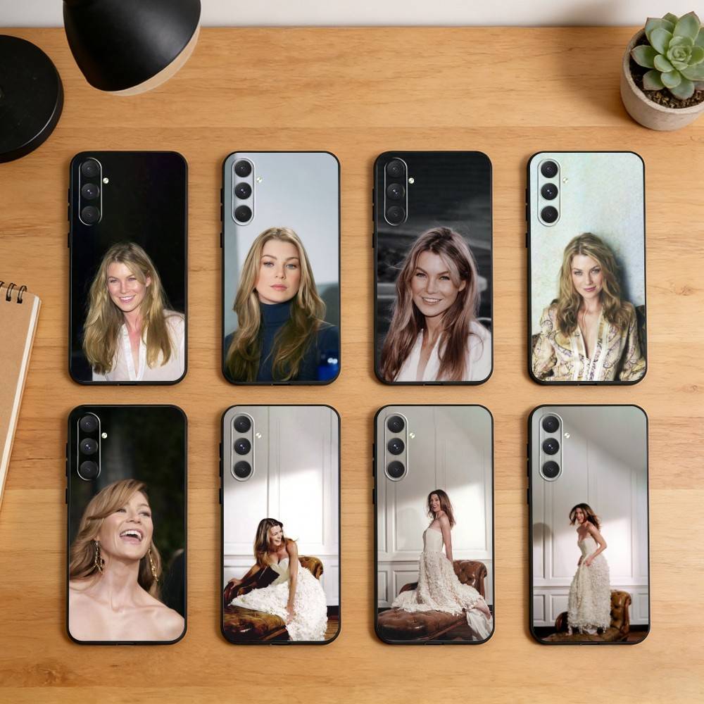 E-Ellen P-Pompeo Phone Case For Samsung S26,S25,S24,S23,S22,S21,Plus,Fe,Lite,Others Black Cover