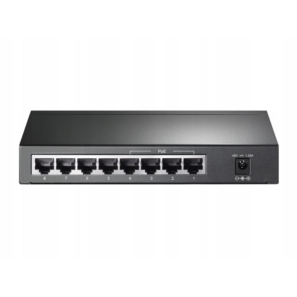 Tp-Link Tl-Sg1008P Poe Switch 8Xge, 4Xpoe, Metal