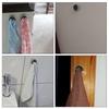 3Pcs Kitchen Towel Hooks Self Adhesive Towel Hooks for Bathroom Shower Kitchen