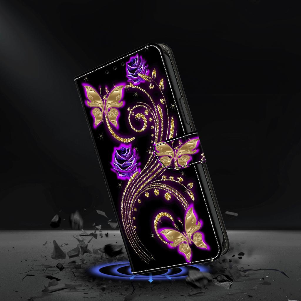 For Honor 400 5G (Global) Case 3D Pattern PU Leather Wallet Phone Cover with Stand