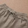 2024 Summer Women's Loose Cotton Linen Carrot Pants - Plus Size, Retro, Versatile Harem Style, Cropped Length.